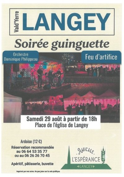 Soirée guinguette