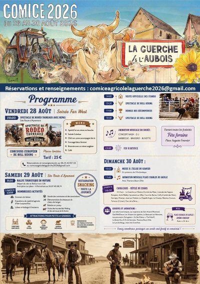 Le Comice Agricole 2026 de La Guerche-sur-l’Aubois