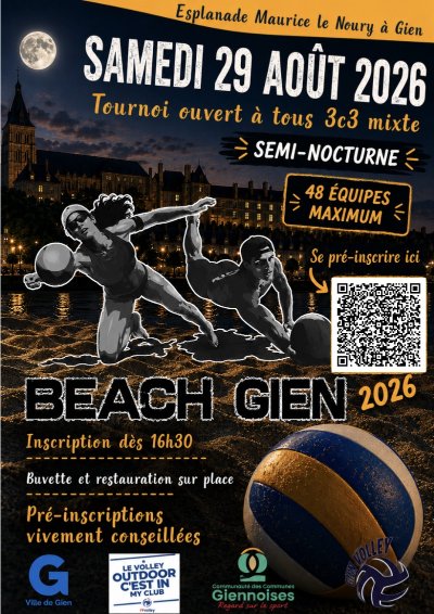 Tournoi beach volley