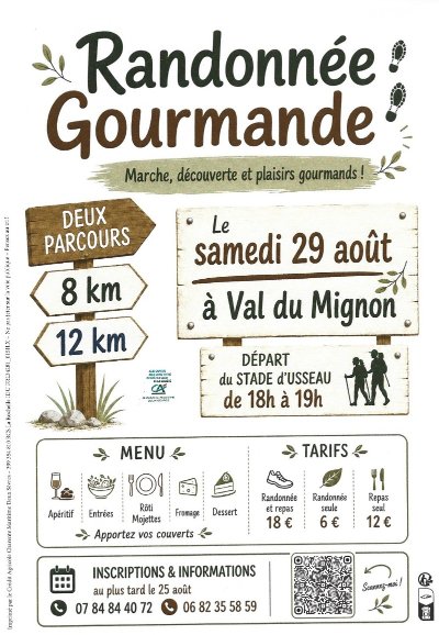 Randonnée gourmande à Val-du-Mignon - Usseau