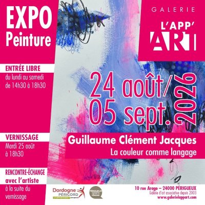 Exposition "La couleur comme langage" - Galerie l'App'Art