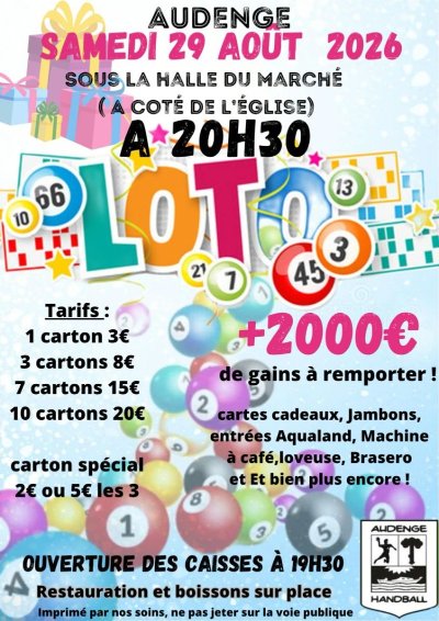 Loto de l'été en plein air