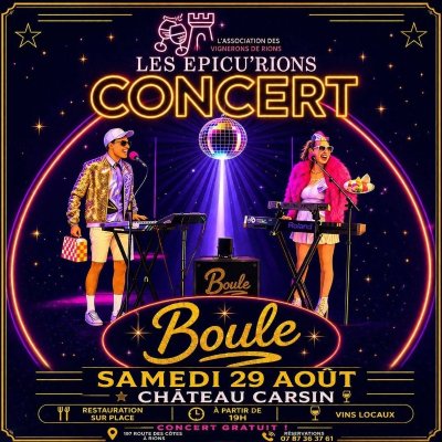 Concert les Epicu'Rock au Château Carsin