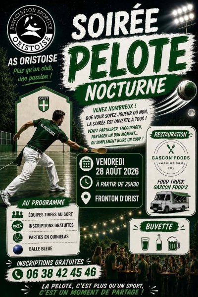 Soirée pelote nocturne