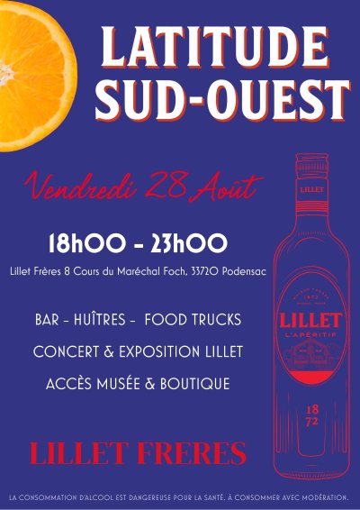 Soirée : Lillet Latitude Sud-Ouest