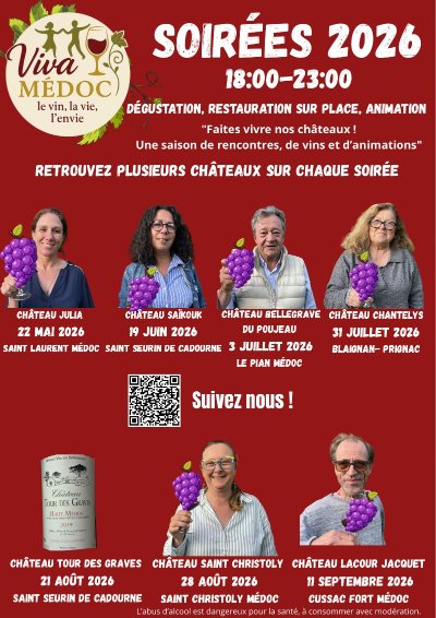 Soirée Viva Médoc au Château Saint-Christoly