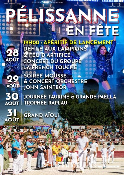 Pélissanne en Fête : Soirée concert et feu d'artifice