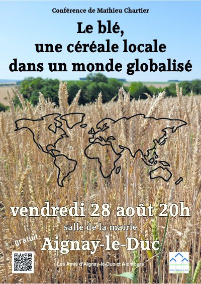 Conférence « Le blé, une céréale locale dans un monde globalisé »