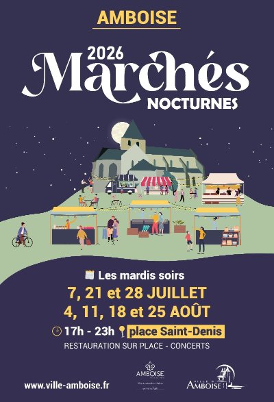 Marchés nocturnes à Amboise