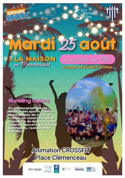 Running and colors avec la Maison des Marmandais
