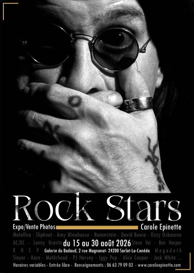 Rock Stars - Expositions de photographies - Carole Epinette