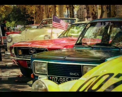 Vintage days : Exposition de voitures américaines & de voitures de rallye