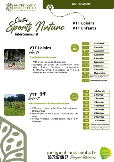 CSN - Location de vélos