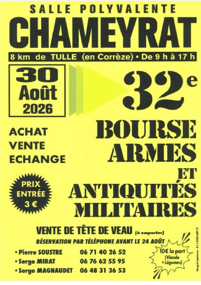 32e Bourse aux armes etvantiquités militaires