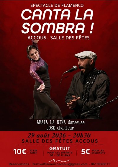 Spectacle de flamenco : Canta la sombra !