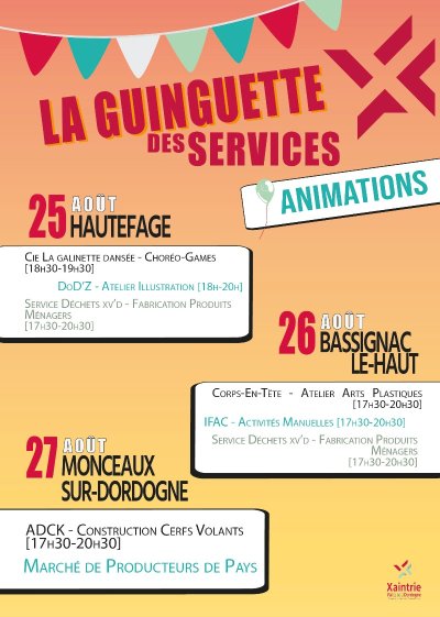 La Guinguette des services à Hautefage