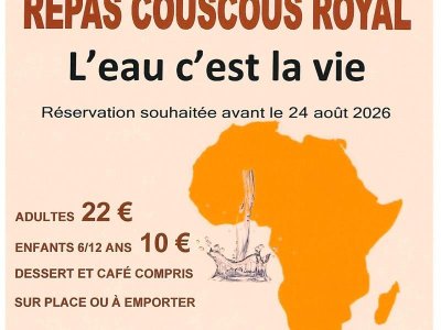 Repas couscous royal au profit du Burkina Faso