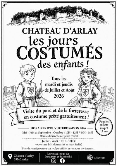 Les jours costumés au château d'Arlay