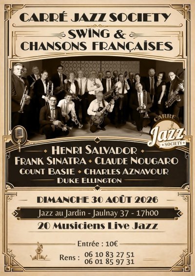 Jazz au Jardin - Carré Jazz Society