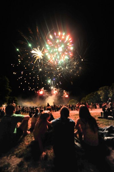 Feu d'artifice à Aubazine