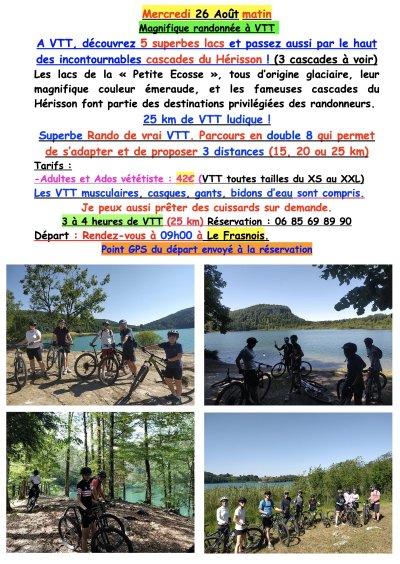 Rando VTT : tour des 5 lacs