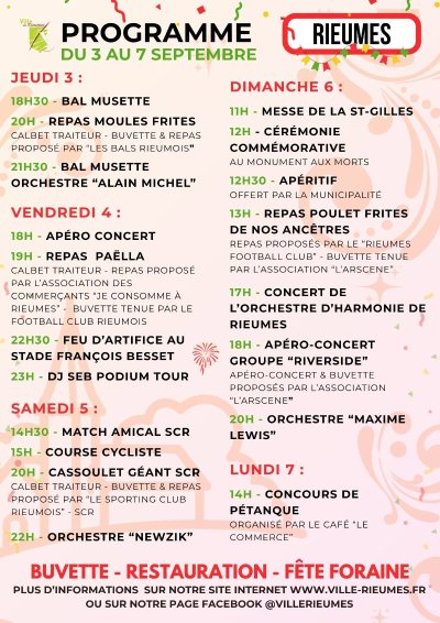 FETE DE LA SAINT GILLES