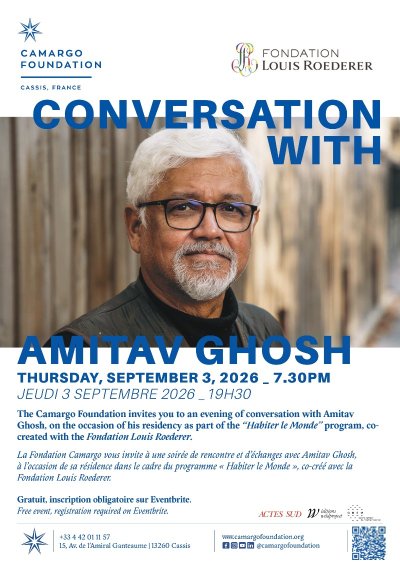 Rencontre avec Amitav Ghosh à la Fondation Camargo