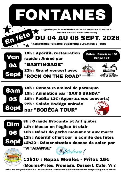 Fête votive de Fontanes
