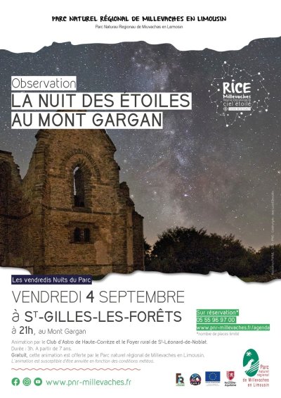 La nuit des étoiles au Mont Gargan