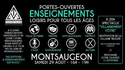 Portes ouvertes des Enseignements à la Tour des Villains