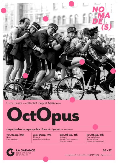 Spectacle "Octopus"  par le collectif Cheptel Aleïkoum