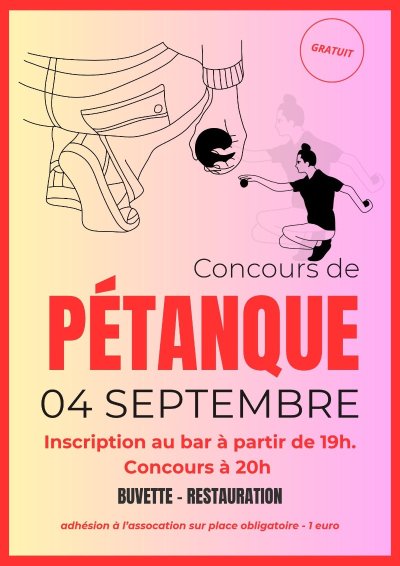 Concours de Pétanque à La Chapelle Saint-André