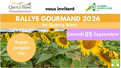 Rallye gourmand en Quercy blanc 2026