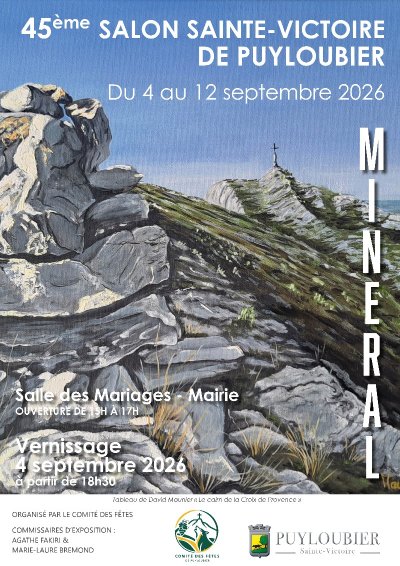 45e Salon de peinture de Sainte Victoire "MINERAL"