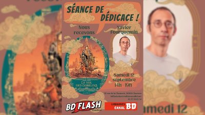 Séance de dédicace de Paolo Martinello pour Pendragon T.3