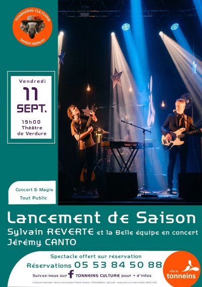 Concert et magie - Lancement de saison