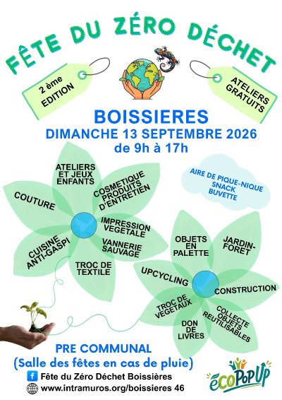 Fête du zéro déchet à Boissières
