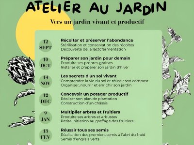 Atelier au jardin arterre