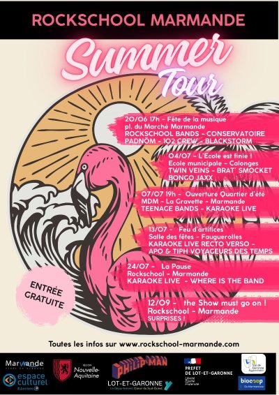 Summer Tour ROCKSCHOOL - La rentrée