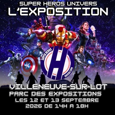 Exposition Super-héros vs Dinosaures 2026