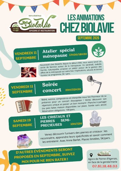 Soirée concert chez BiolaVie