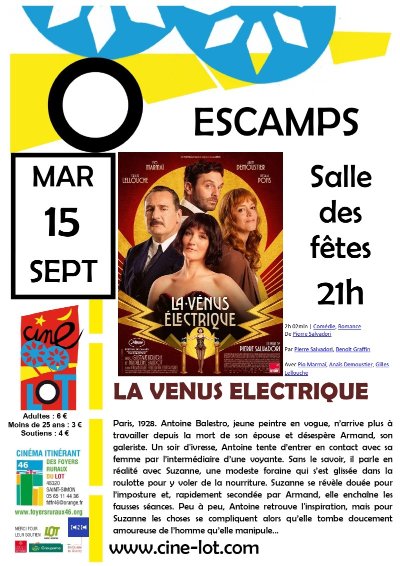 Ciné-Lot : "La venus électrique"