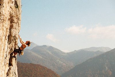 La falaise d'Arguibelle : escalade