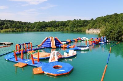 Plage du Lac des Arroques