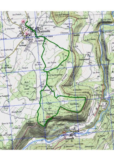 Point de vue le creux de la haute roche