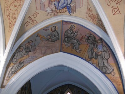 Eglise Saint-Privat, décors de N. Greschny