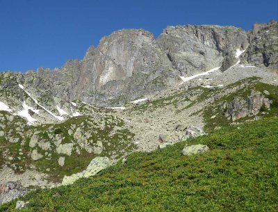Voie d'escalade du Passet du haut