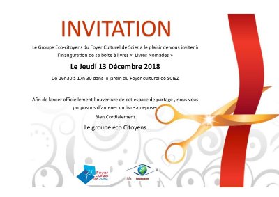 Boîte à lire  « Livres Nomades »