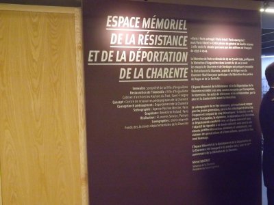 Espace Mémoriel de la Résistance et de la Déportation de la Charente