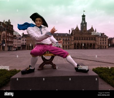 Statue de Maurice Quentin de la Tour